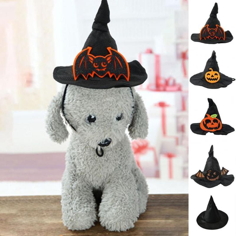 

Cat Costumes Pet Decor Hat Halloween Style Adorable Cap Polyester Breathable Dog