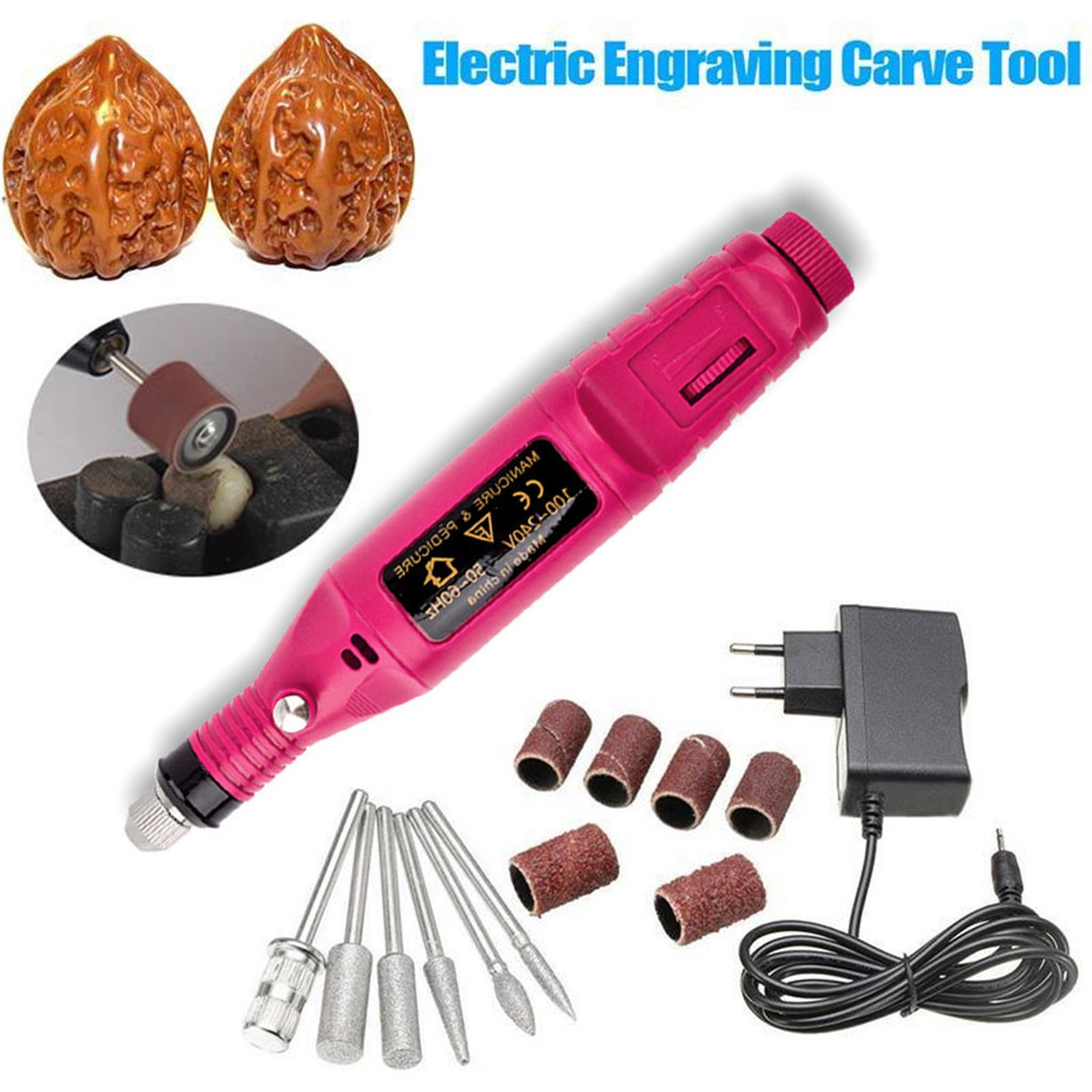 15 p diy pen electrical engraving carving tool suitable for jewelry metal pedicure glass machine nail art-image-693516749