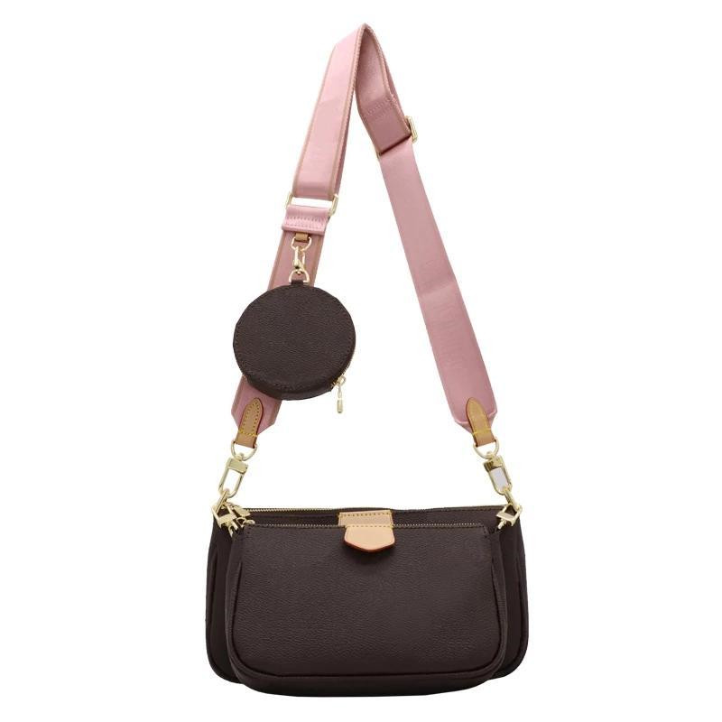

HH Fashion women handbags Multi pochette accessoires Mahjong bag purses luxurys handbag favorite mini 3pcs pochettes accessories crossbody shoulder bags 44823, Add extra freight