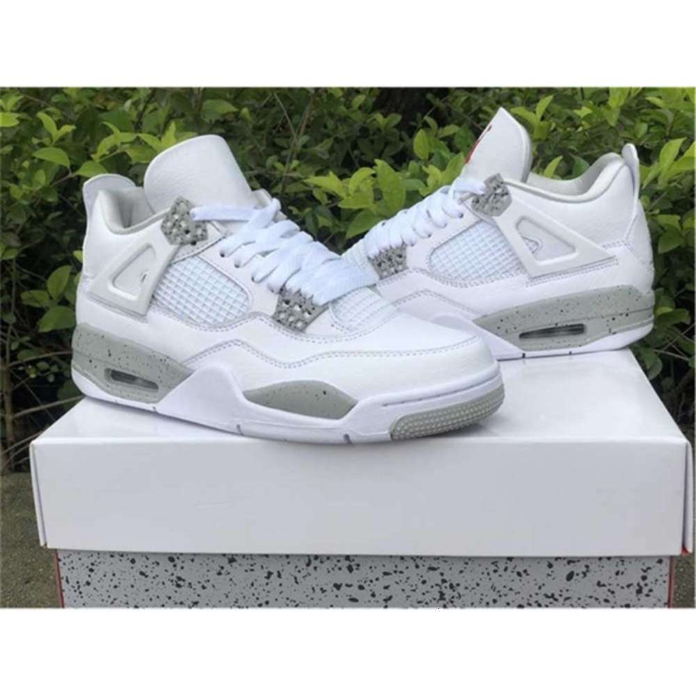

2021 Release Authentic 4 White Tech Grey Black Fire Red Shoes Men Outdoor Sports Sneakers CT8527-100 With box US7-13 aaronKwok, 16