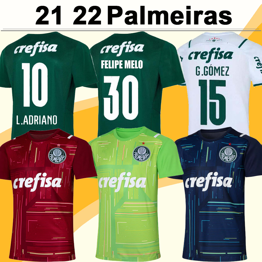 

21 22 Palmeiras Mens Soccer Jerseys G. GOMEZ L. ADRIANO RAMIREZ B. HENRIQUE WILLIAN Home Away Goalkeeper Football Shirt Short Sleeve Uniform, Qm3024 2122 gk red conmebo. 2 cup