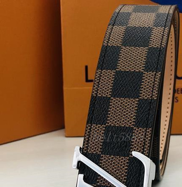 

2021 Hot Luxury Belts Designers BeltsLV For Men Buckle Belt Male Chastity BeltsLV Top Fashion Mens Leather Belt Wholesale, Black;brown