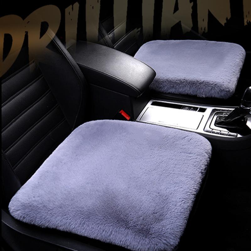 

Car Seat Covers Cover Warm Winter Plush Pad Interior Parts Auto Cushion Set Anti-slip Chair Soft Mat Universal Accessories