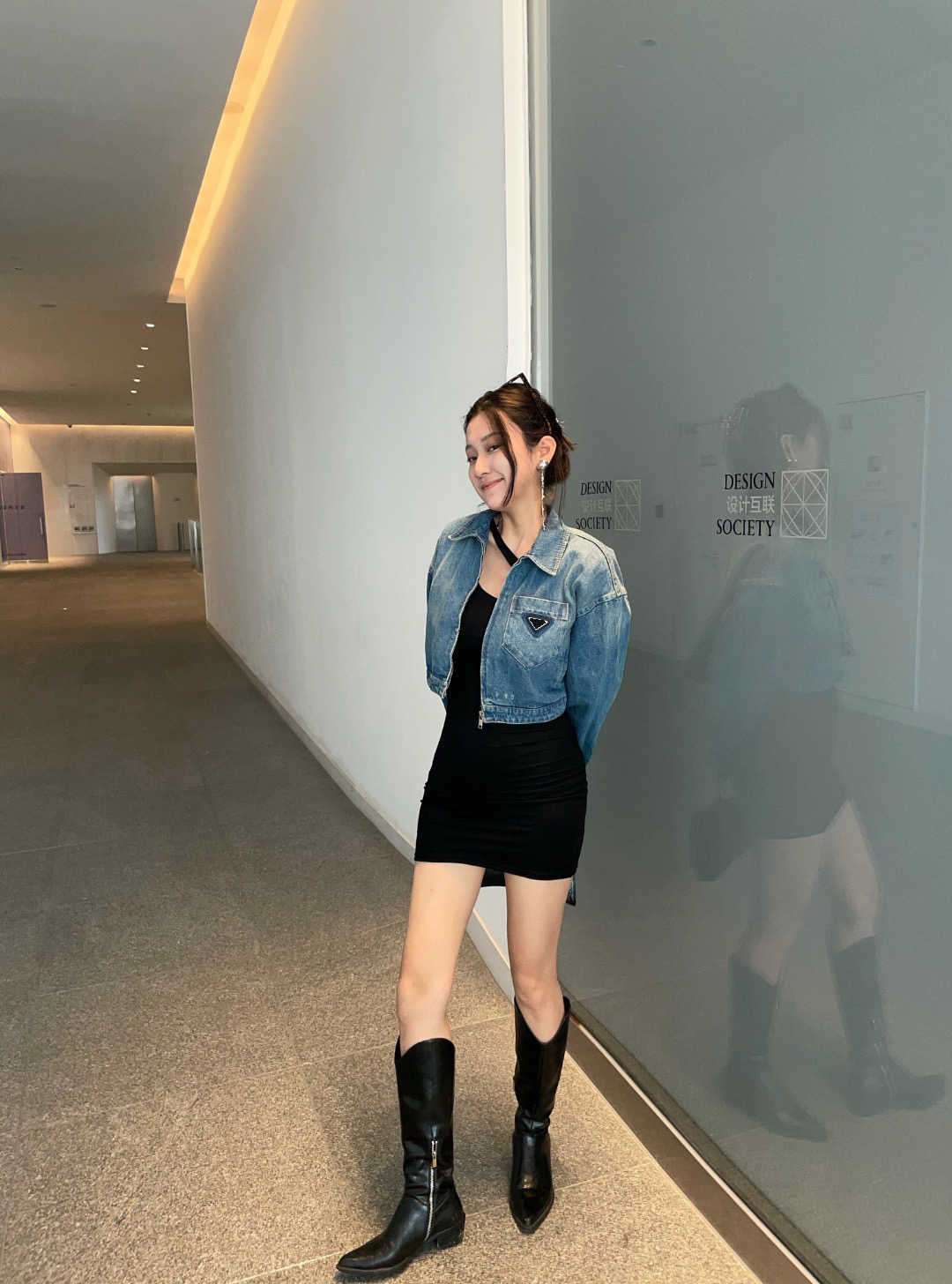 

21 womens jacket designer fashion luxury denim jackets Pour triangle design water wash cowboy short Fashions week Limit Comfortable classic, Picture color