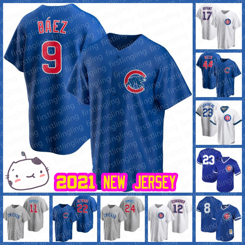 

Cubs Jerseys 44 Anthony Rizzo Chicago 9 Javier Baez 17 Kris Bryant 12 Kyle Schwarber 28 Kyle Hendricks 13 David Bote Baseball Joc Pederson as, Blue;black