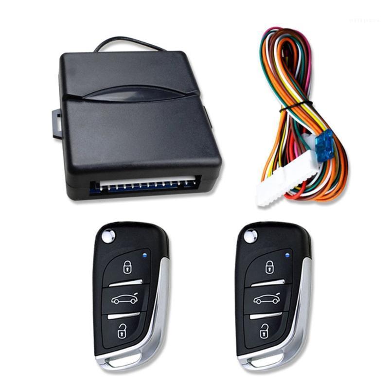

Alarm & Security Universal Car Auto Keyless Entry System Button Start Stop LED Keychain Central Kit Door Lock With Remote Control