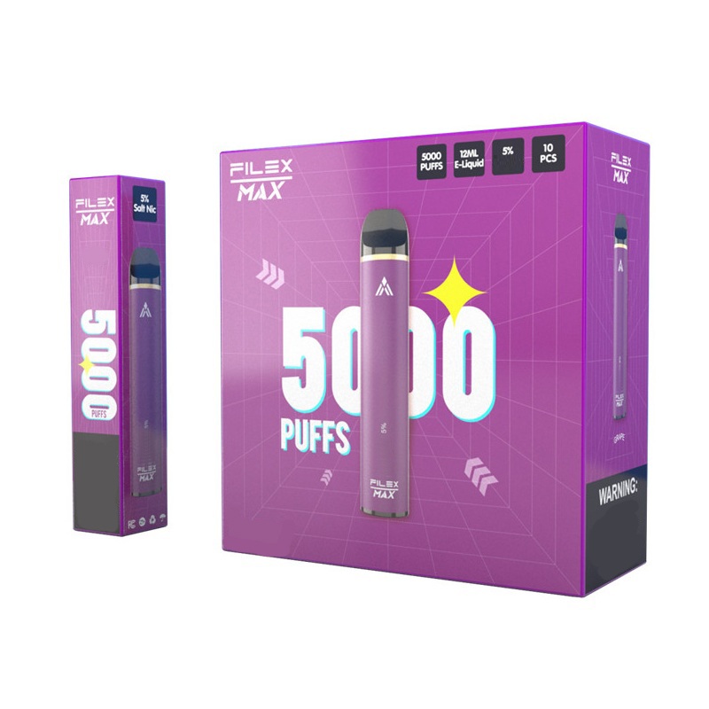 

Original Flex Max Disposable Pod E Cigarettes Device 5000 Puffs 12ml Prefilled Vape Pen Stick System 13 Options QST Vapor 100% Genuine