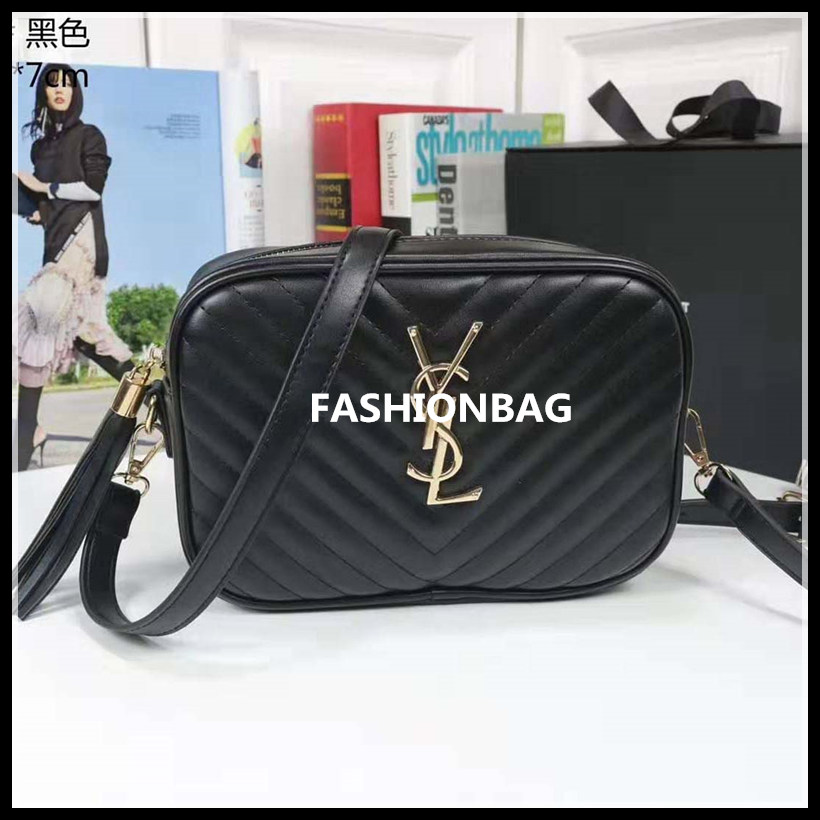 

YSL Fashion Designer women bag crossbody messenger shoulder bags good quality leather purses ladies capacity handbag wallet, Red;black