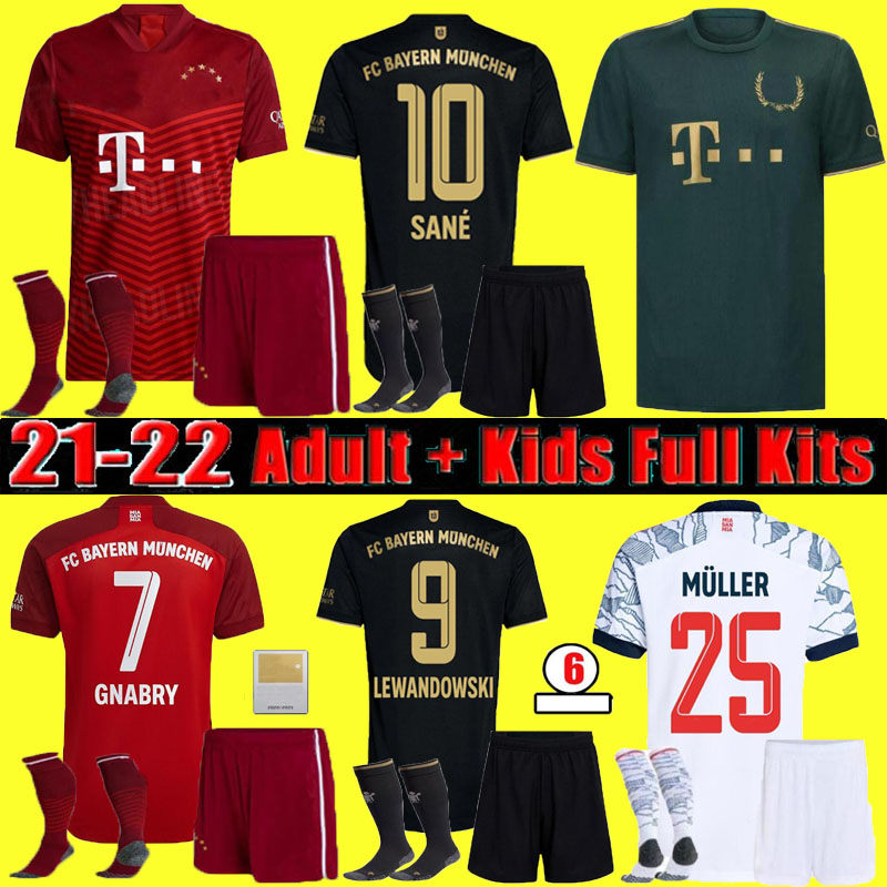 

Men + kids kit 21-22 BaYern Gnabry KIMMICH Soccer jersey 2122 LEWANDOWSKI SANE GORETZKA muNIch special edition COMAN MULLER DAVIES Football shirt FANS & player S-4XL