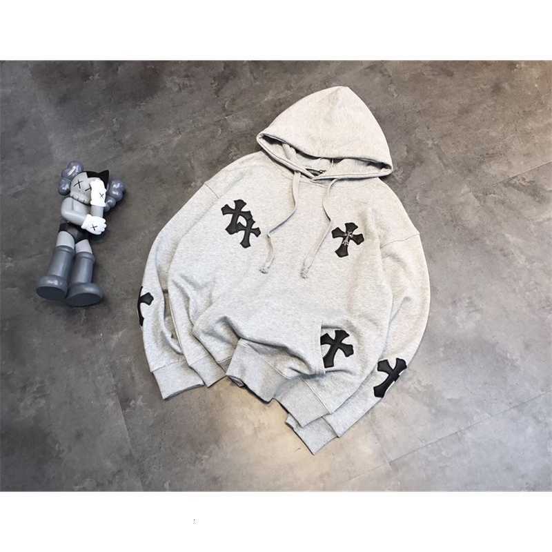 

Chrome Heart Men's and Women's Embroidered Heart, White;black