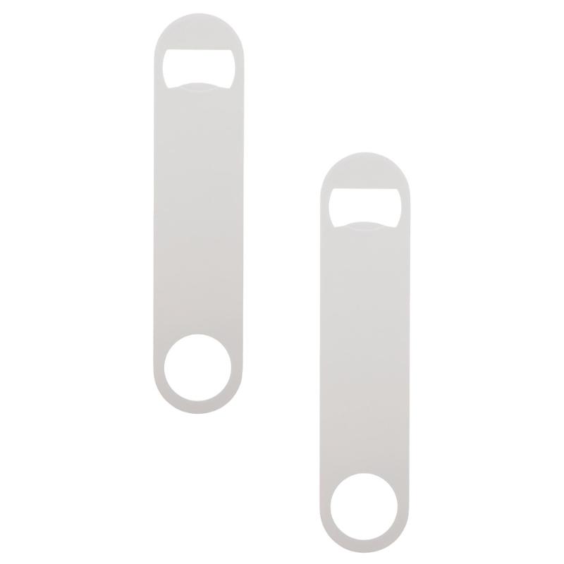 

Keychains 2pcs Blank Beer Cap Lifter Bottle Opener DIY Thermal Transfer