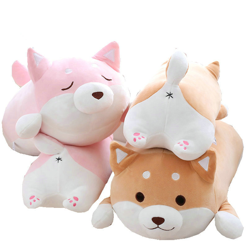 

36cm Cute Fat Shiba Inu Dog Plush Toy Stuffed Soft Kawaii Animal Cartoon Pillow Lovely Gift for Kids Baby Children Good Quality