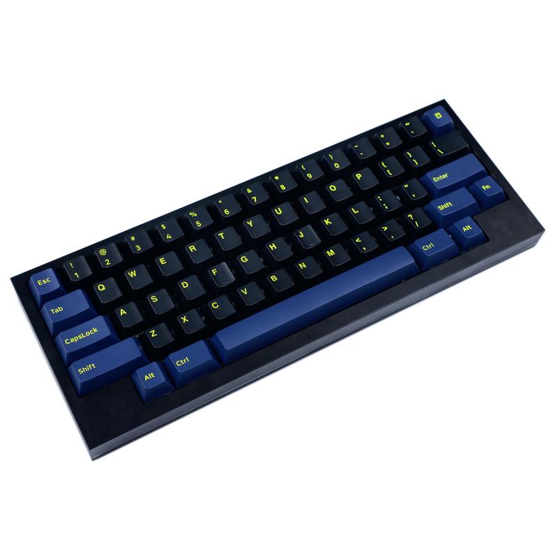 

Keyboards 60% QMK VIA HHKB Pro Kit Full Programmable Underglow RGB PCB CNC Alu Case Plate Acrylic Mechanical Keyboard GMK Night Runner