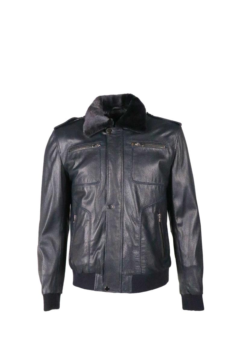 

Men's Jackets Leather Jacket For Motorbikes, As pic