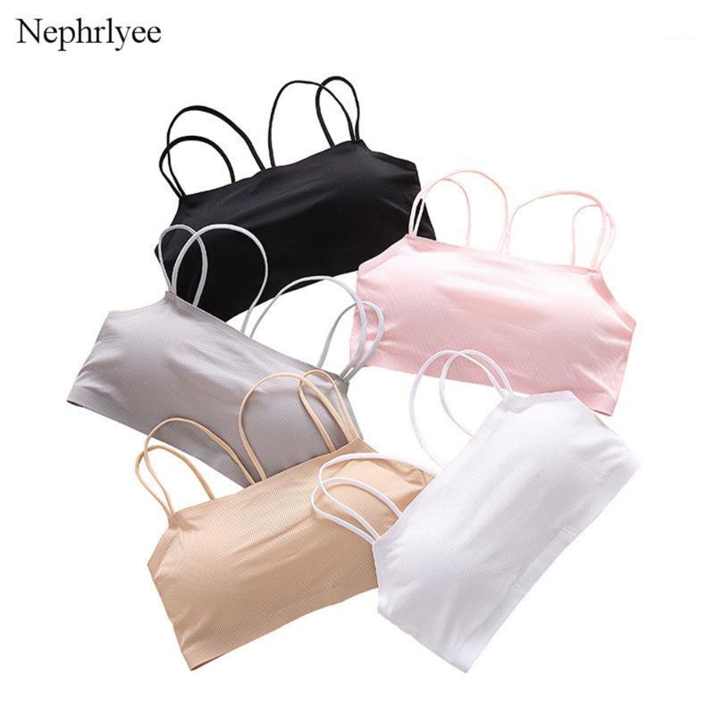 

Seamless Soft Bras For Women Underwear Thin Strap Bra Backless Comfort Bralette Sexy Female Brassiere With Chest Pad S00376 Bustiers & Corse, Black