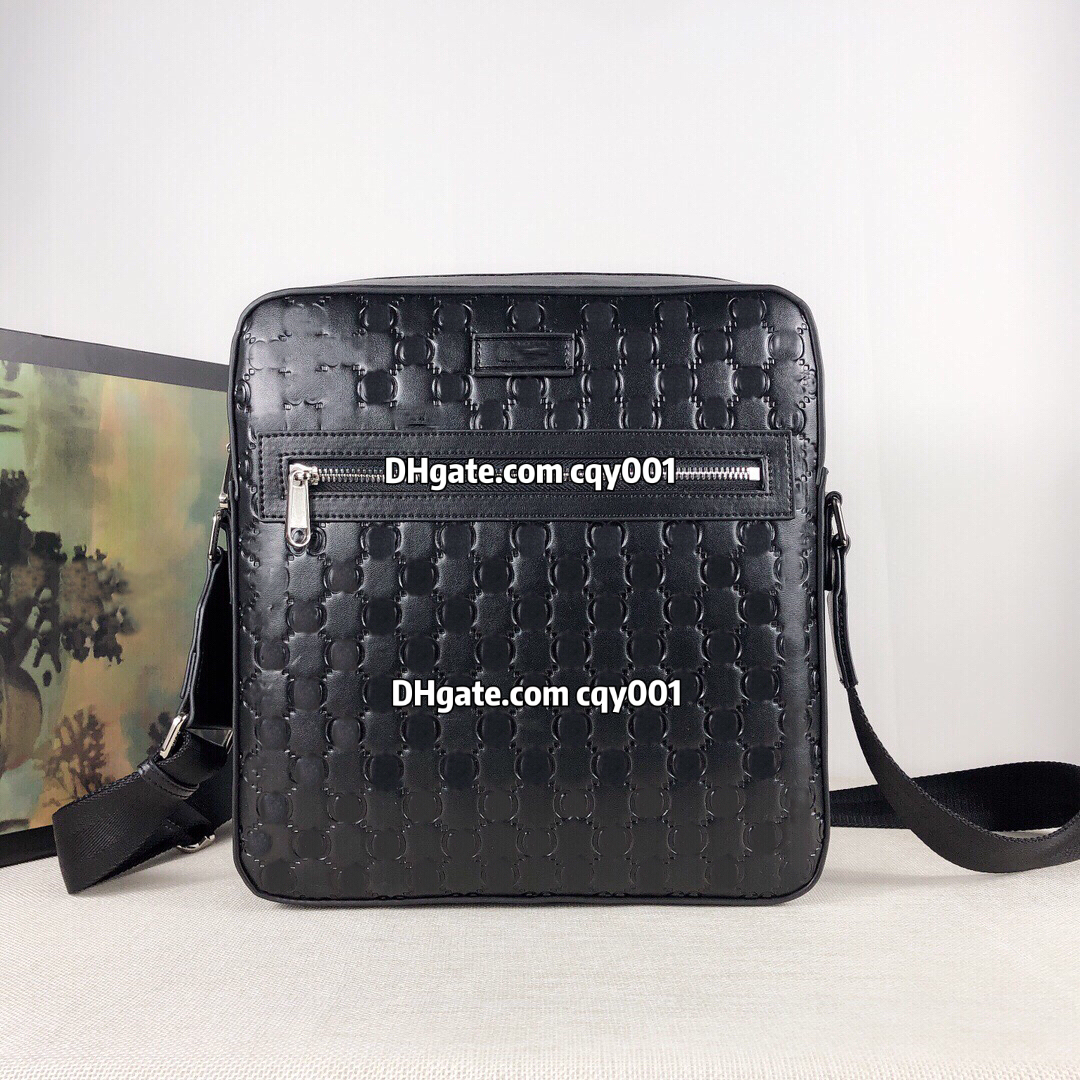 

473878 Famous luxury designer Mens Messenger Bags Double G Bag high quality messenger bag leather canvas Shoulder Bags brand pochette Multiple pockets size 27*28*7cm, Have dust bag isn’t l0g0 box