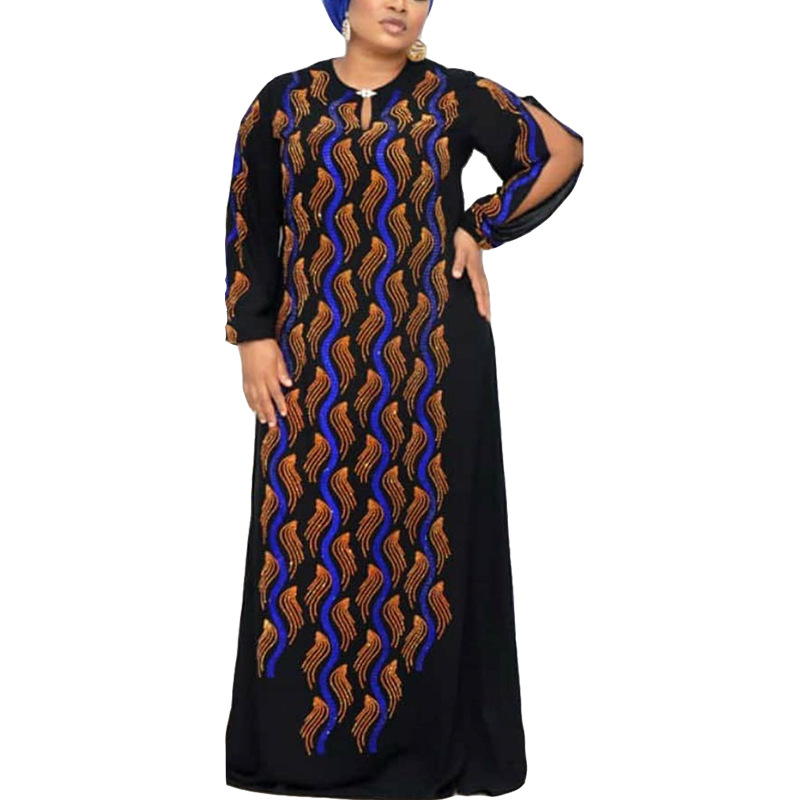 

Turkey Islamic Clothing Women Muslim Maxi Long Dress Diamond Abays Islamic Vesridos Lady Robe Moroccan Kaftan 2021 African