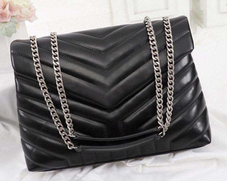 

Designer LOU LOU purses handbags genuine leather women famous bags crossbody messenger chain LOULOU bag high quality 25cm o48l#, I need look other products pic