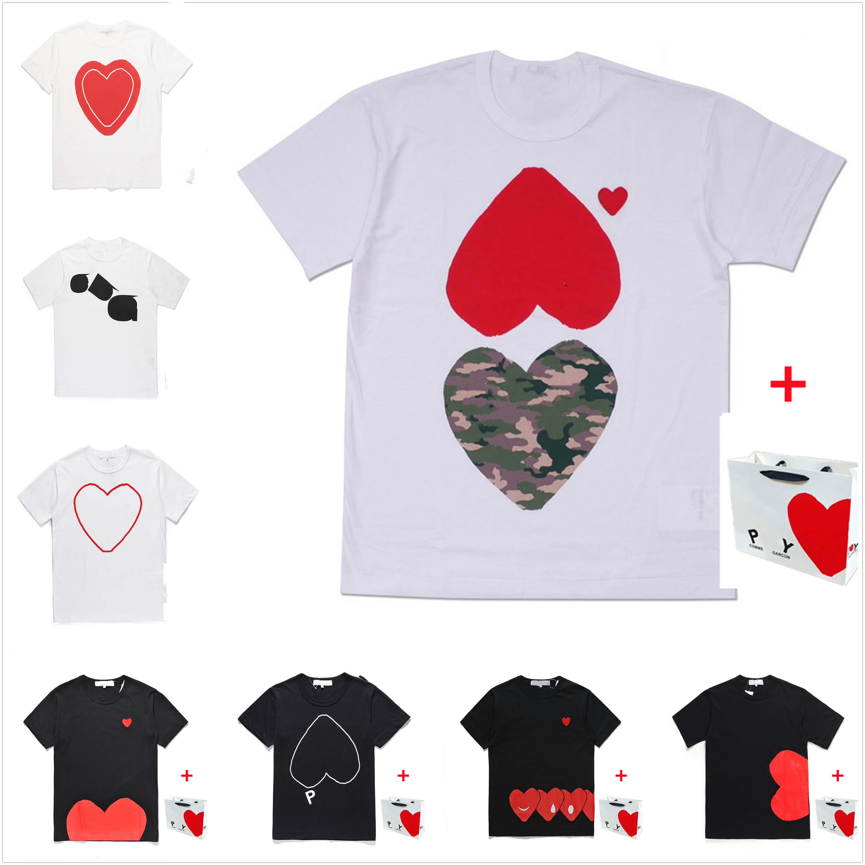 

Men T-Shirts Women Short Sleeve High Quality Tops t shirt Fashion Letter Printing Hip Hop Style Clothes Bring tote bag 0201, 1pcs button