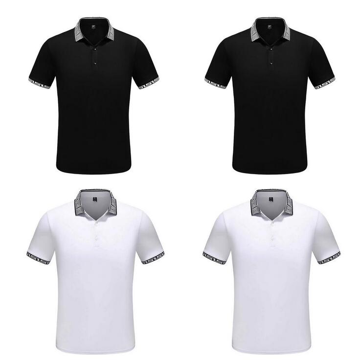 

2020 Luxus-Europa Paris Patchwork MÃ¤nner-T-Shirt-Mode-MÃ¤nner Designer-T-Shirt Casual Men Kleidung Meduse Cotton Tee Luxus-Polo, White;black