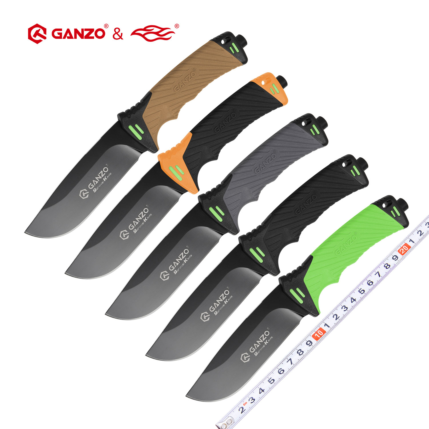 

Firebird Ganzo G8012 7cr17mov bade ABS Hande Fixed bade knife Surviva knife Camping too Hunting Knife tactica outdoor too