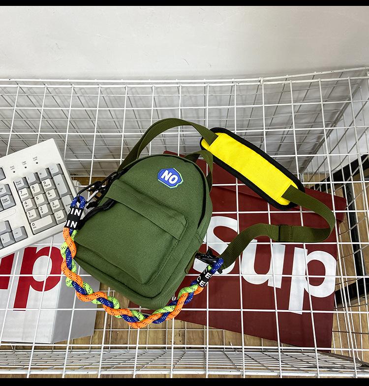 

Backpack Mini Women Oxford Casual Simple Shoulder Bag Fashion For Teenager Girl Chain Designer Female Bagpack Travel Mochila, Black