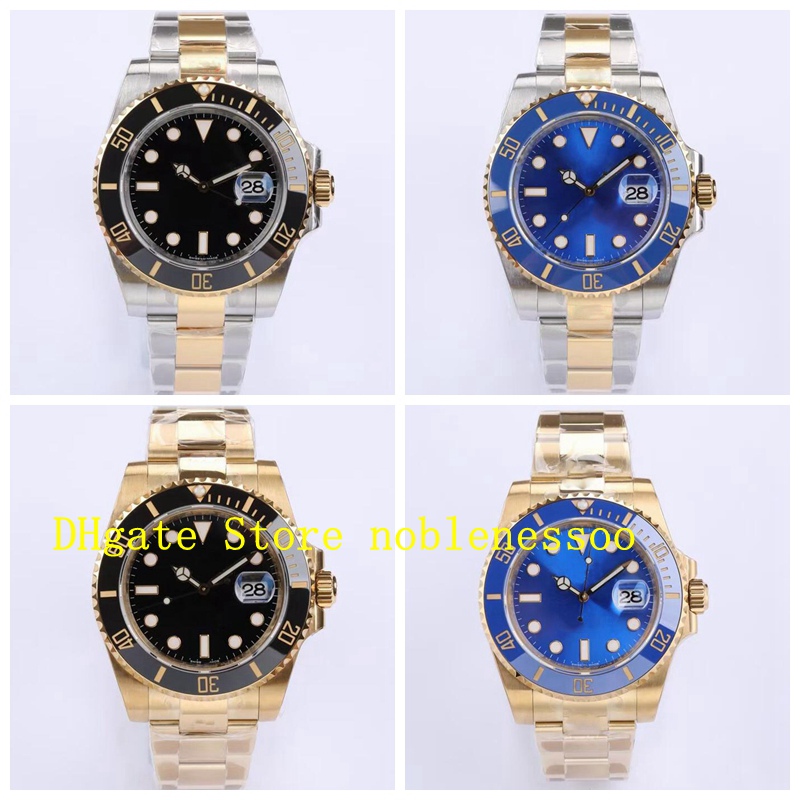 

4 Color Super N Factory 904L Watch Men Date 41mm Ceramic Two-Tone Gold Blue Black 126613LN 126613 126618lb 126618 Oyster NoobF ETA 2813 Automatic Men's Watches, 01