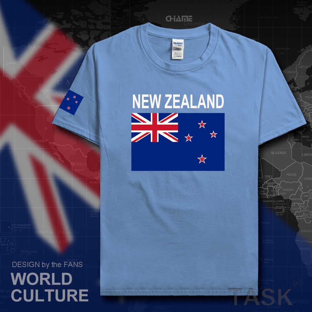 

New Zealand mens t shirt jerseys Zealander nations tshirt cotton t-shirt meeting fitness brand clothing tee country flag NZ X0621, T01white