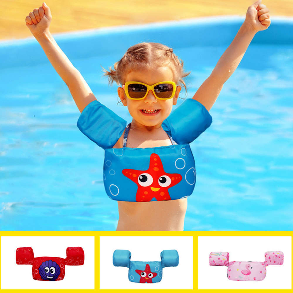 

Swimming ring Ins children's buoyancy water sleeve inflatable free cartoon life jacket folding swimming circle