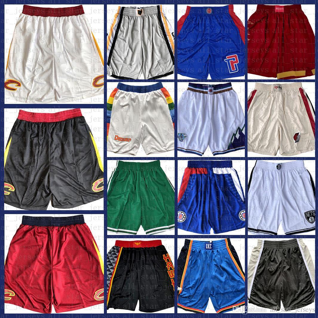 

Cleveland Cavaliers Basketball Shorts Portland Trail Blazer Top Shorts Denver Nuggets Memphis Grizzlies New, Black;red