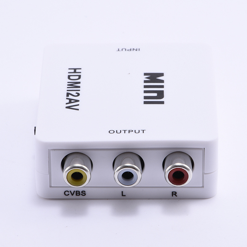

AV2HDMI 1080P HDTV Video Scaler Connectors Adapter HD Video Composite AV Converter Box For Xbox 360 PS3 PC360 Support NTSC PAL 2023