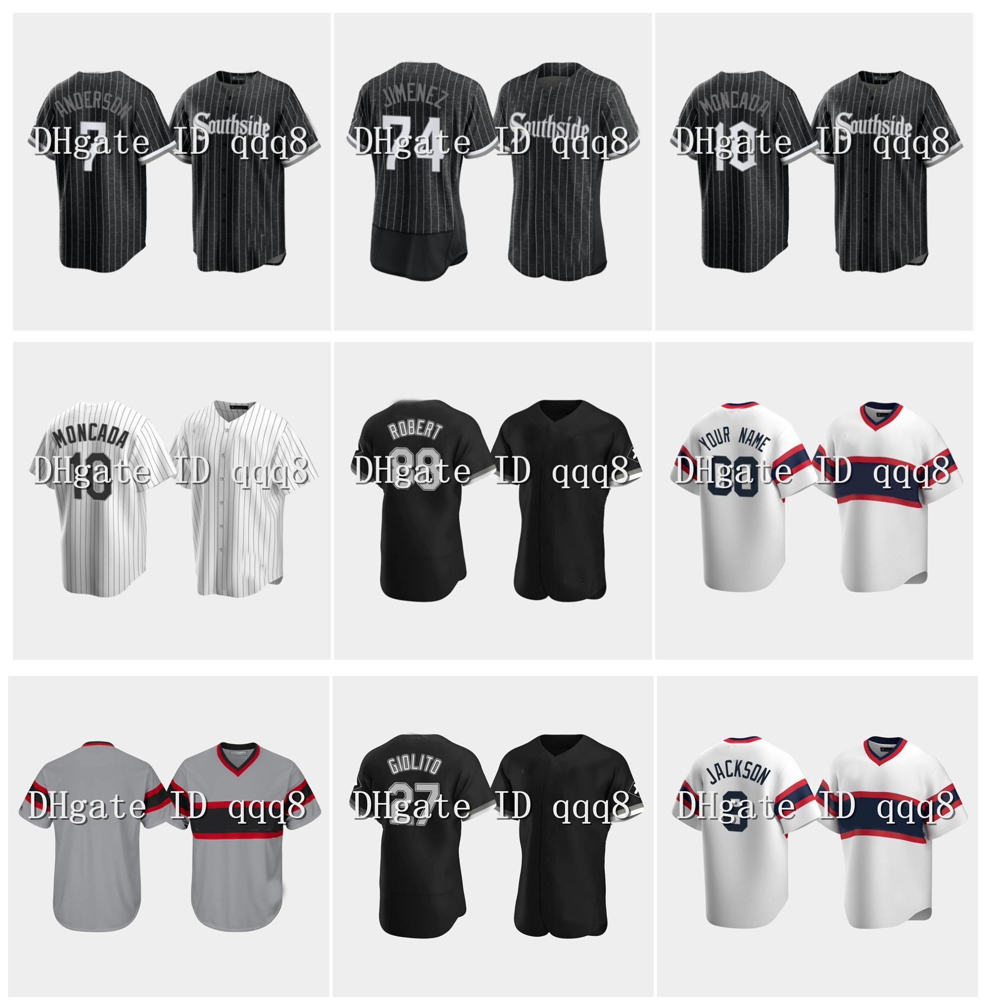 

City Connect Luis Robert Jerseys Giolito Yoan Moncada Bo Jackson Tim Anderson Liam Hendriks Eaton Codi Heuer Yasmani Grandal Jimenez Frank Thomas Baseball, Women