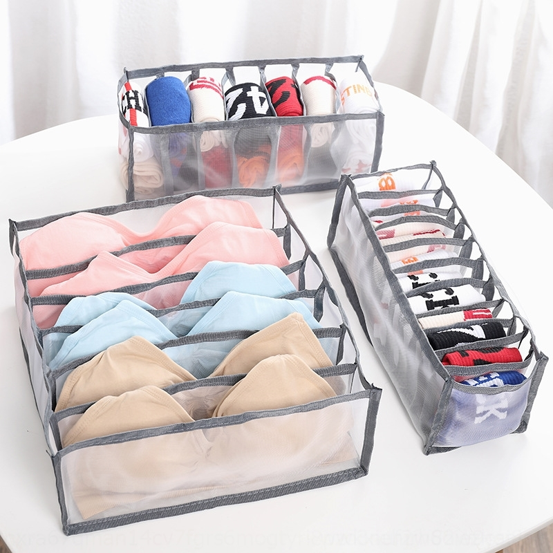 ABz mesh foldable socks artifact bra underwear drawer type bags sorting bag storage box underwear storage box-image-678791706