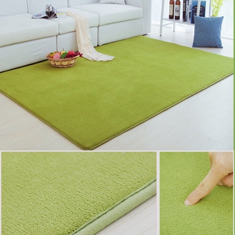 

Thickened coral velvet modern household living room bedroom bedside carpet tatami crawling mat full shop