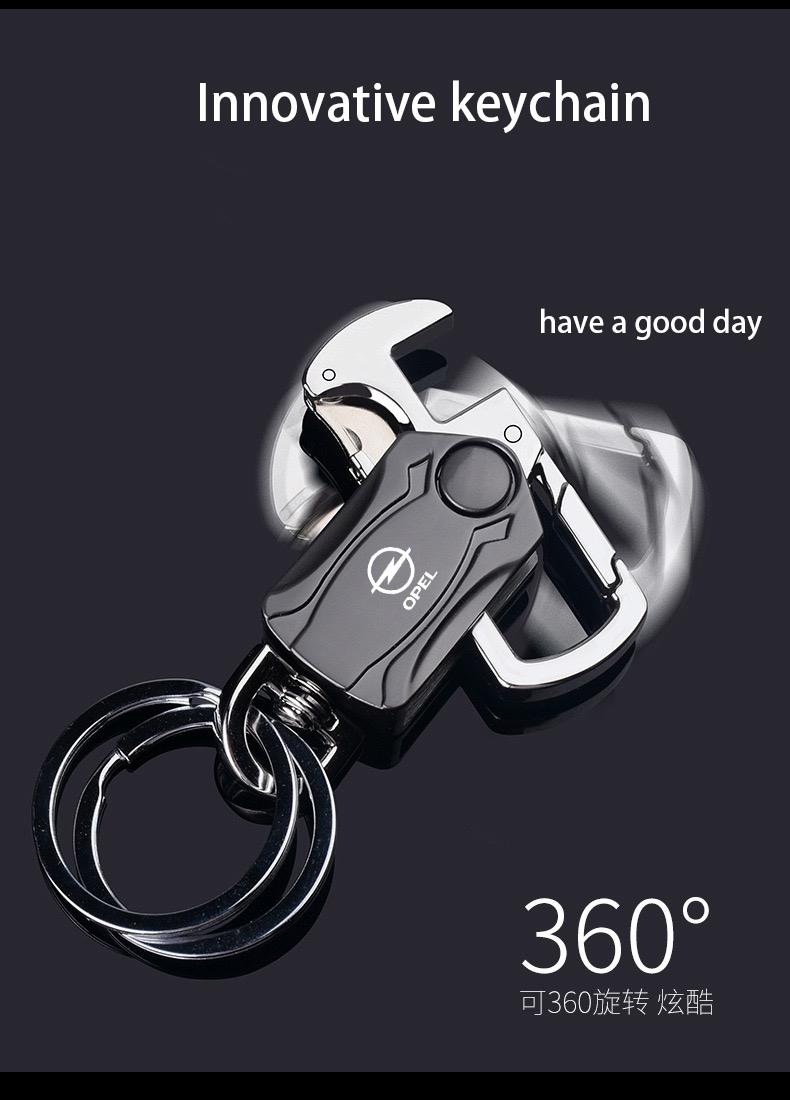 

Keychains For Opel Insignia Astra J H G Corsa D Zafira B Beer Bottle Opener Keychain Multifunctional Zinc Alloy Key Ring Car Play Keyring, Silver