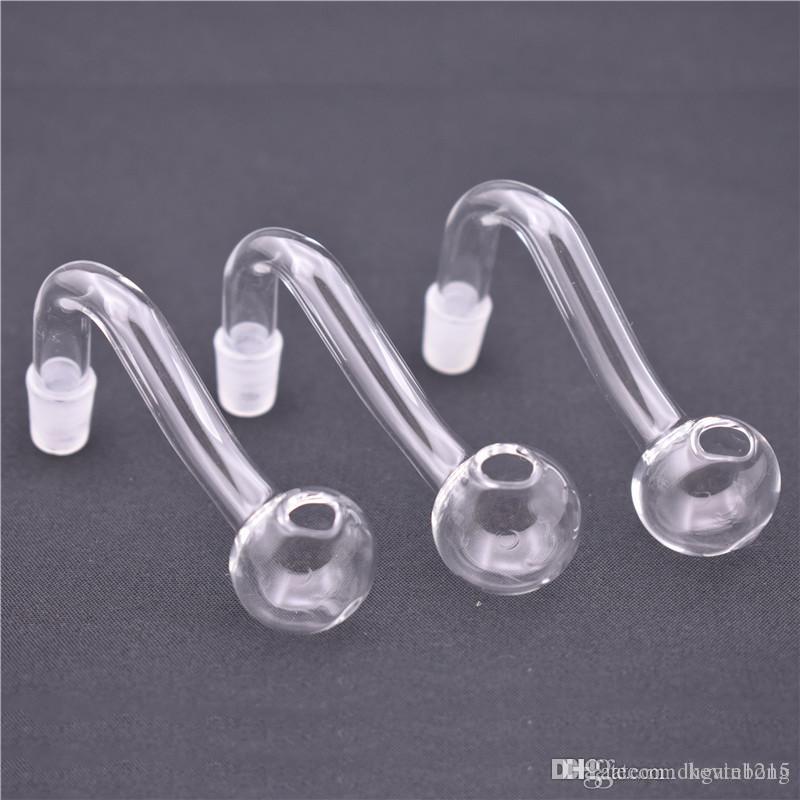 

Thick pyrex male female glass oil burner 10mm 14mm 18mm oil burner glass pipes glass banger nail for dab oil rig bong