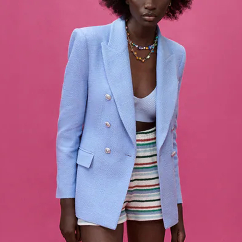 

Women' Suits & Blazers Za women' blazer jacket, vintage woman' long sleeve, pockets, mostly elegant HZ7R, 1# shoe box