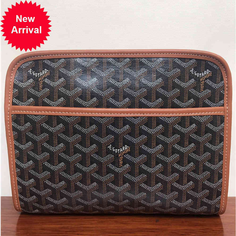 

Goya wash fashion trend small make-up men's and women's hand zipper bag