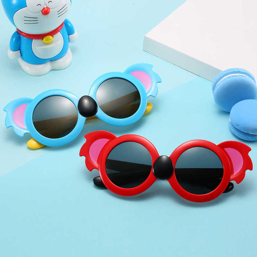

Children's Silicone Sunglasses candy color cartoon glasses Baby Beach, Blue
