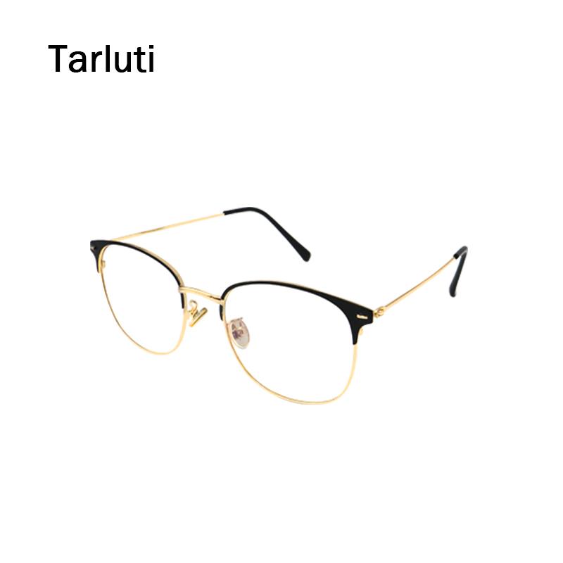

Fashion Sunglasses Frames Glasses Frame Eyeglasses Unisex Alloy Solid Gold Silver Accessories Eye For Women Oculos De Grau Lunette Vue