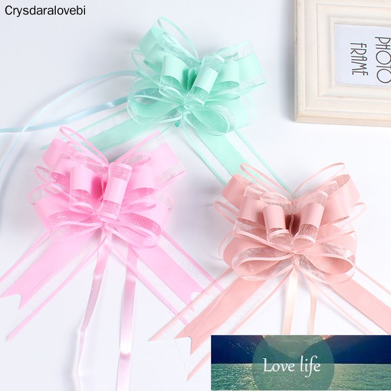 Party Bow   white AU Seller Satin Ribbon 50MM/5cm  Double Face for Wedding Car 