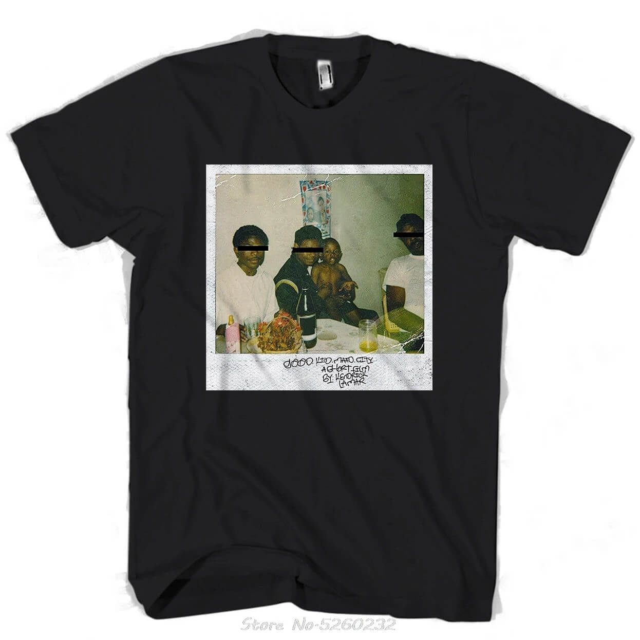 

Kendrick Lamar Good Kid Men's / Women's T Shirt Fashion O-Neck Short Sleeve Tee Shirts Loose Print, White;black