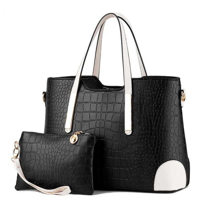 

CLASSIC FLOWER HBP Luxurys Handbags Women Bags Designer Handbag Purses Set 2 Pieces Bag Composite Clutch Female Bolsa Feminina Black, Red
