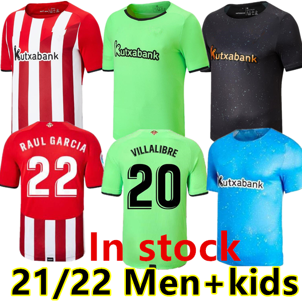 

21 22 Bilbao Soccer Jerseys Athletic fans player version WILLIAMS I.MARTINEZ RAUL GARCIA YURI B. 2021 2022 VILLALIBRE MUNIAIN football shirt, Black;yellow