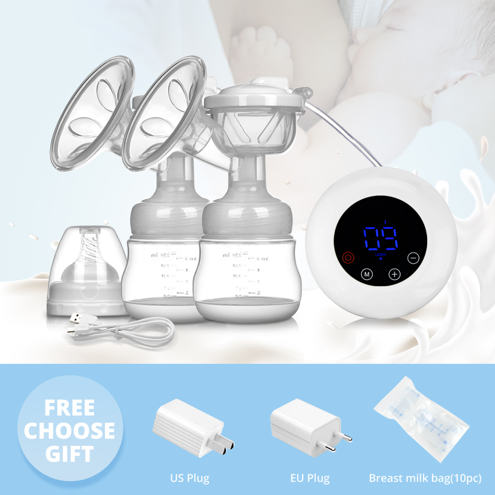 

USB BPA free Electric Breast Pump Charged Easy Convenient Charged Easy Carry Outdoors Milk Pump Postpartum SuppliesScouts