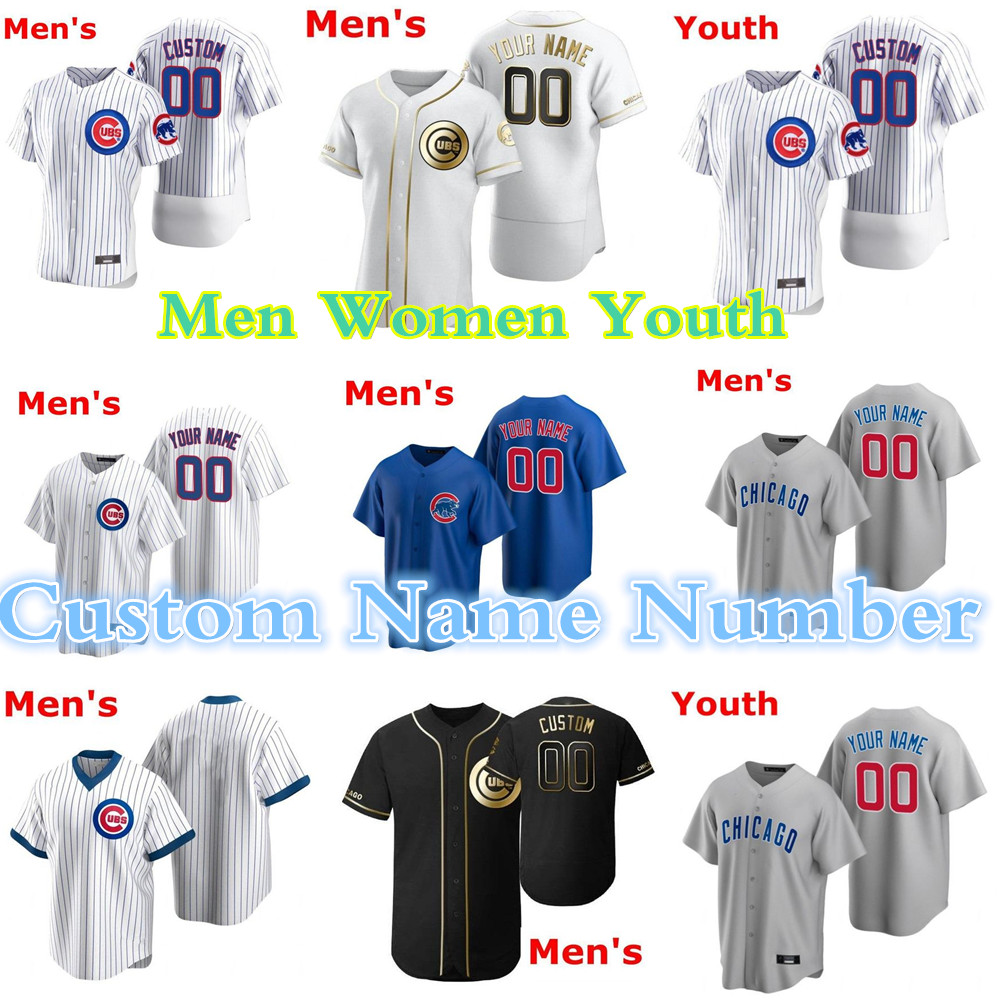 

2021 Anthony Rizzo Javier Baez Baseball jerseys KrisBryant Kyle Schwarber Jason Heyward Albert Almora Jr. David Bote Men Women Youth, Blue;black