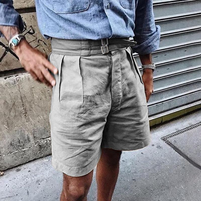 

Men's Shorts Fashion Streetwear 2022 Spring Summer Mens Clothes Casual Pockets Zipper Solid For Men Harajuku Short Trousers Plus Size, 01 khaki