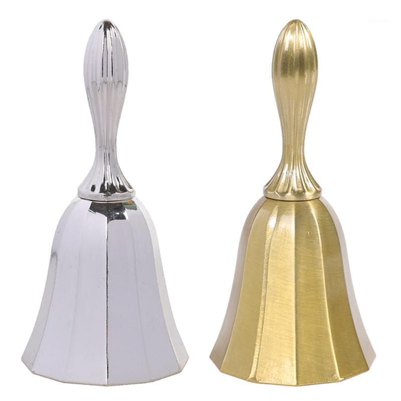 

Party Decoration Metal Alloy Hand Bell For Ringing Loud Reception Wedding Dinner El Classroom Bar Counter Hall Table Service Sound