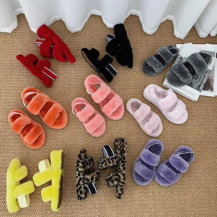 

Australia Furry Slippers Fluffy Women Infants Fluff Yeah Slide Oh Yeah Cozette Fuzz Womens Australian Winter Sandals Fur Slides Casual6e55#, 33