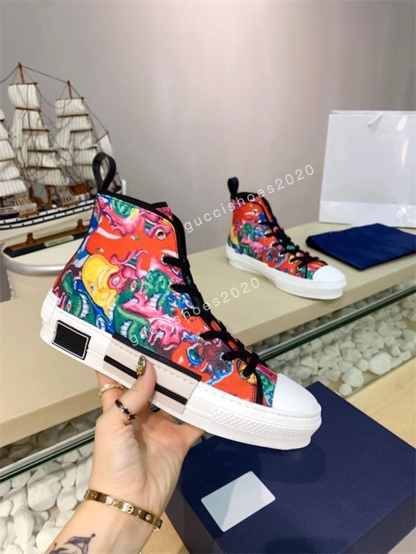 

2022 Top quality spring summer designer casual shoes fashion flowers sports woman shoes printing lace thick bottom size35-45, 01